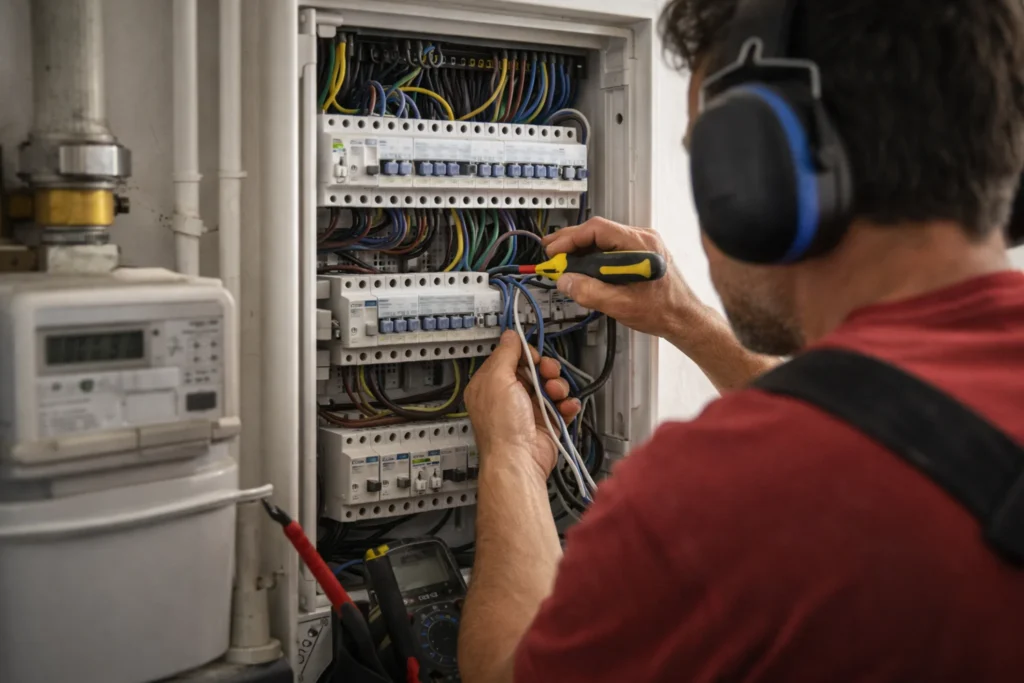 Elektricien van Nour Klusbedrijf